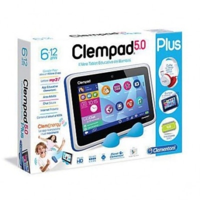 CLEMENTONI 13372 CLEMPAD 5.0 PLUS HD 6-12ANNI CUFFIA+PROTEZIONE IN SILICONE