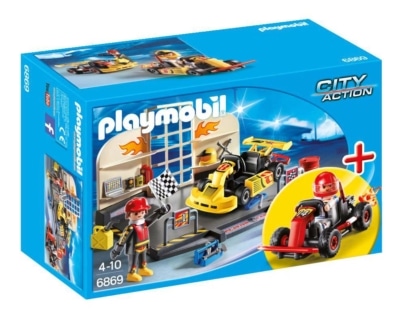 PLAYMOBIL 6869 STARTERSET-GOKART RACER