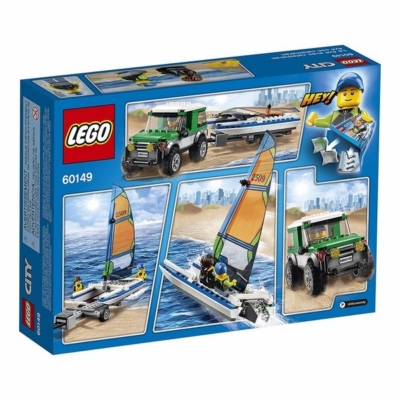 Lego 60149 City Catamarano+4x4