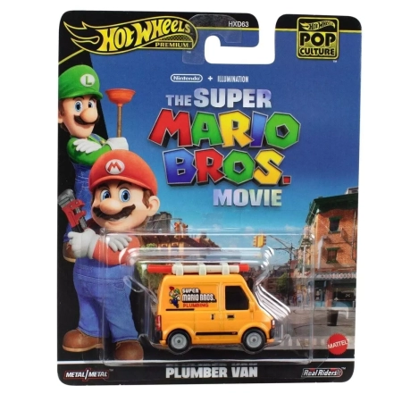 Hot Wheels Premium Pop Culture - Plumber Van "Super Mario Bros" Movie